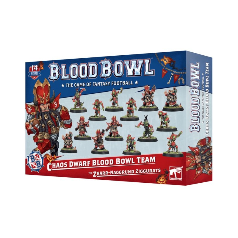 Games Workshop: Blood Bowl – Chaos Dwarf Team – The Zharr-Naggrund Ziggurats