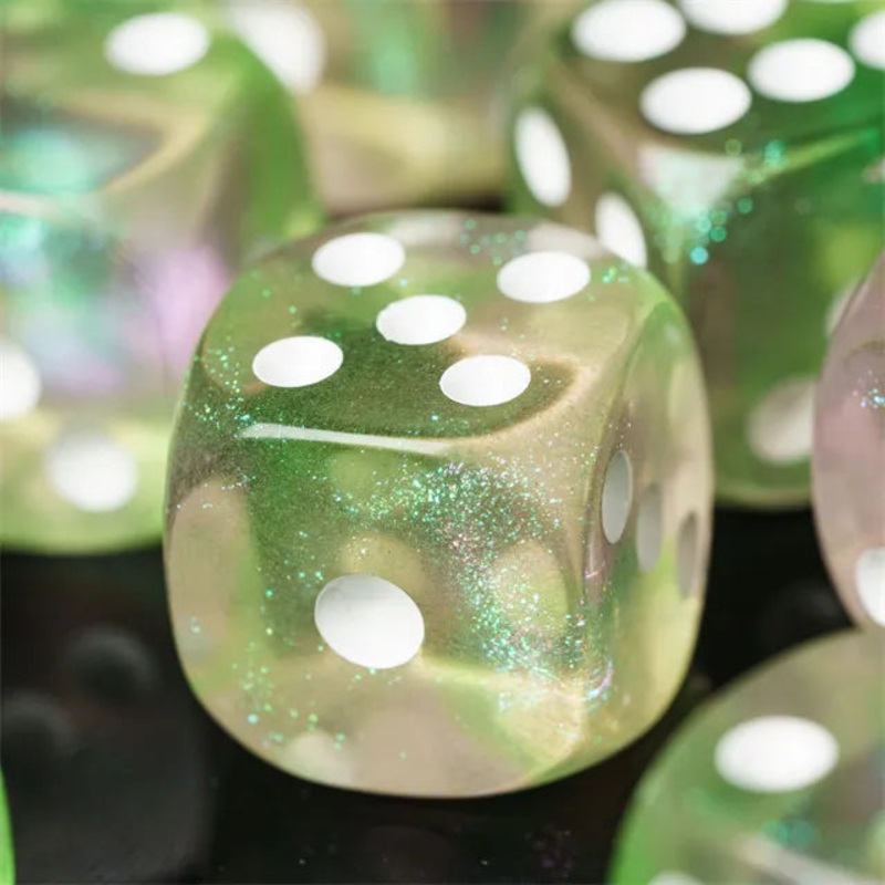 Level Up Dice | 16mm D6 Galaxy Apple | 12 Dice