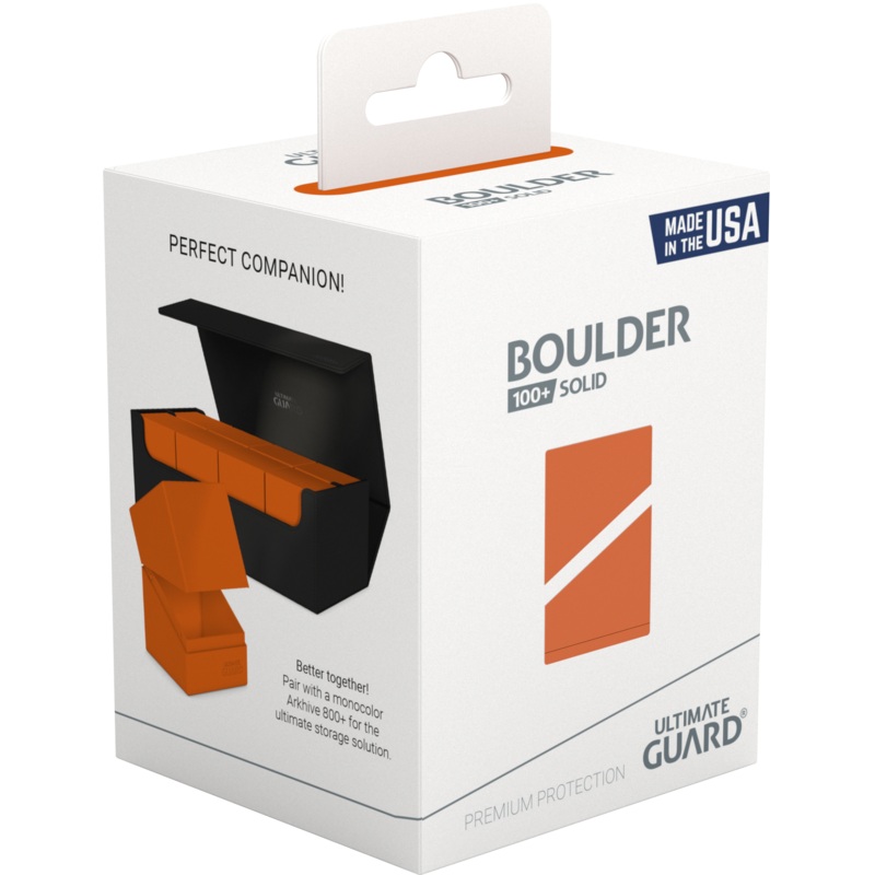 Ultimate Guard Deck Case Boulder 100+ Orange