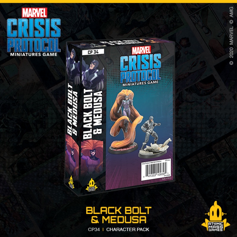 Marvel Crisis Protocol – (CP34) Black Bolt And Medusa