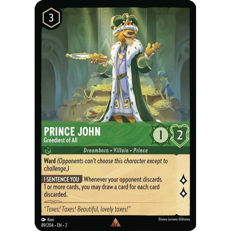 Prince John, Greediest of All (Cold Foil)