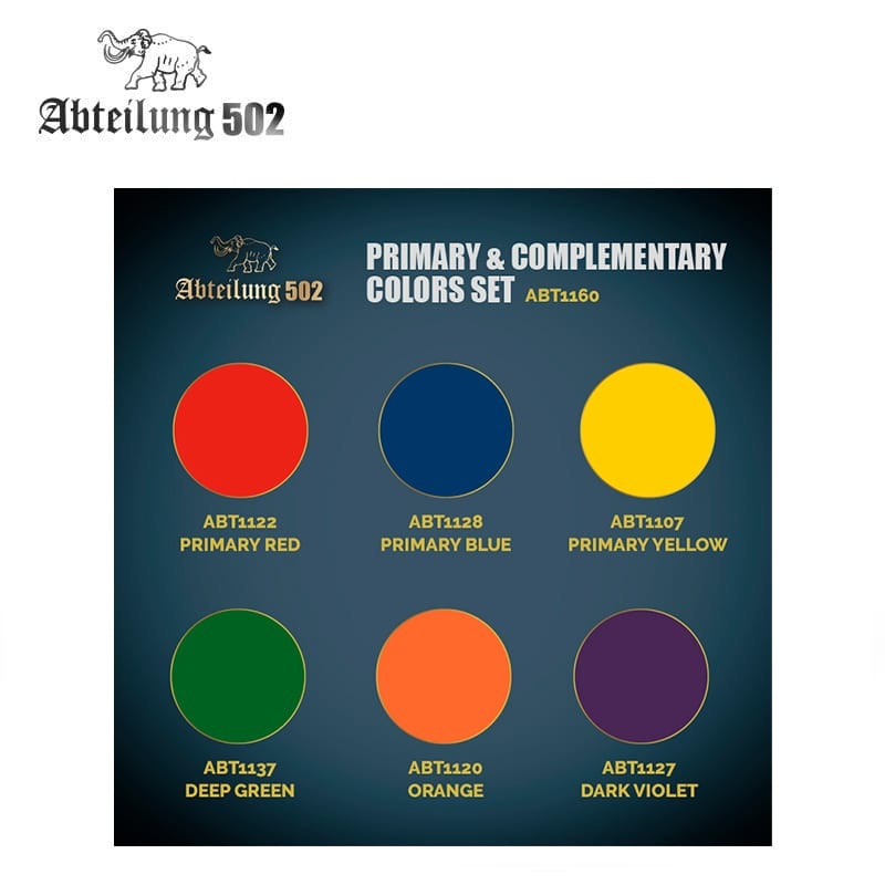 Abteilung 502: Primary and Complimentary Colors Set AKI ABT1160