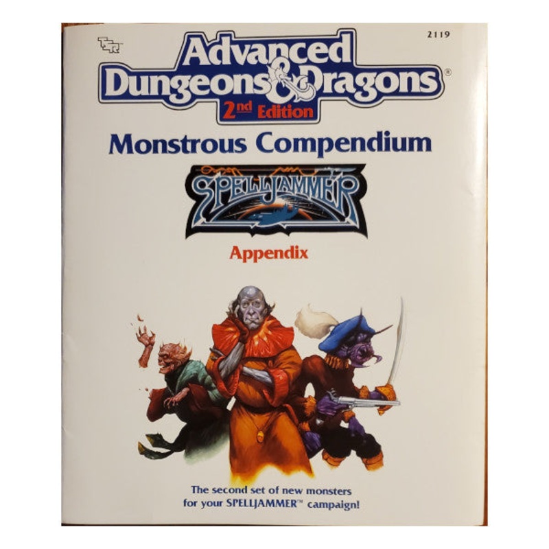 AD&D 2nd Edition: Monstrous Compendium – Spelljammer Appendix TSR2119