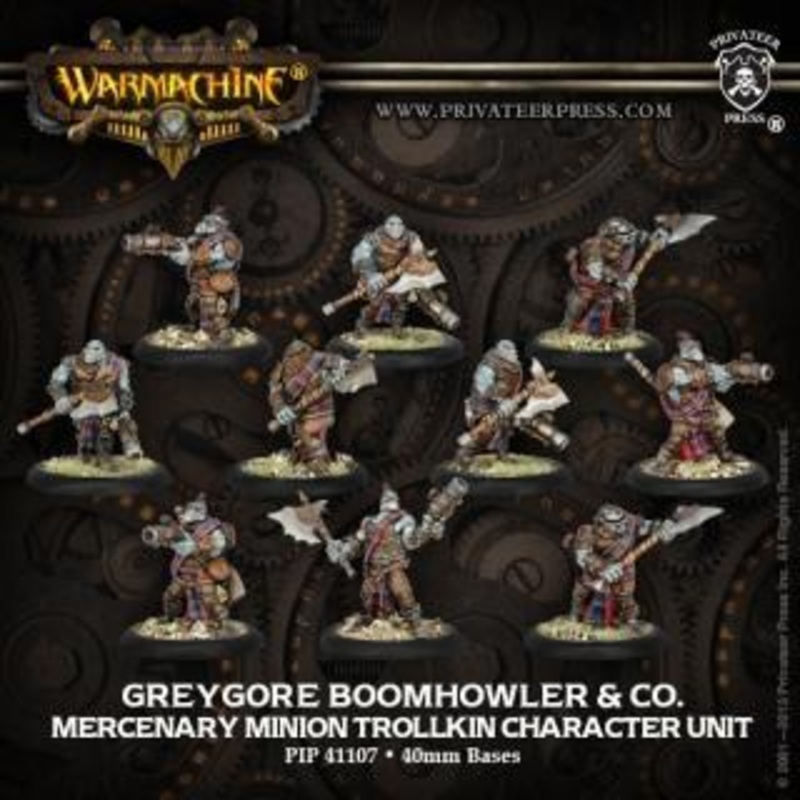 Warmachine Mercenaries Greygore Boomhowler & Co. ON SALE