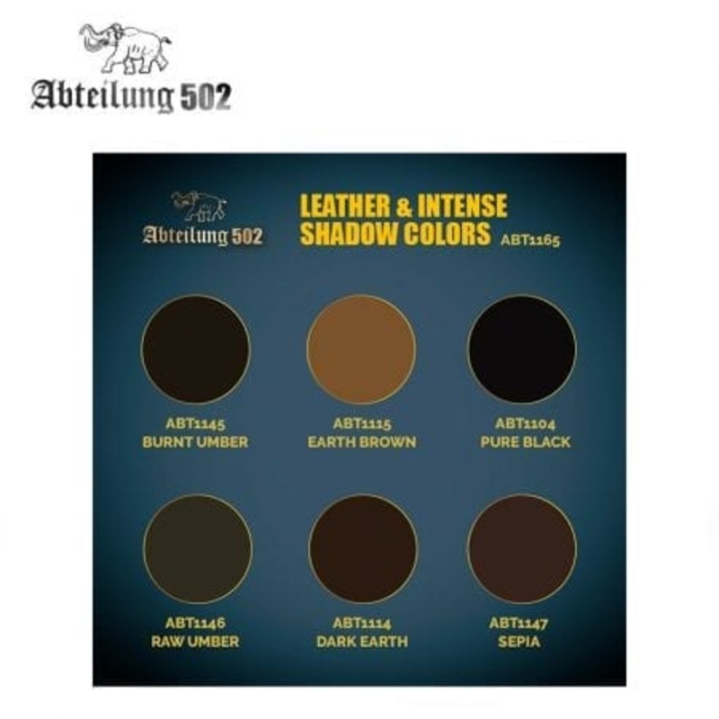 Abteilung 502 Intense Leather And Shadows Colors Set AK ABT1165