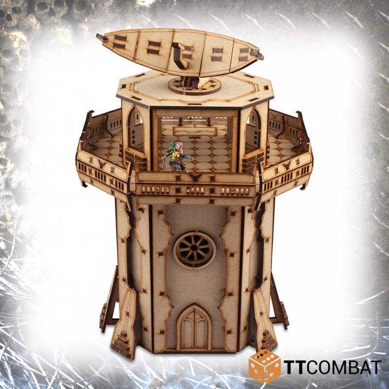 TTCombat – Fortified Radar Tower, 28MM