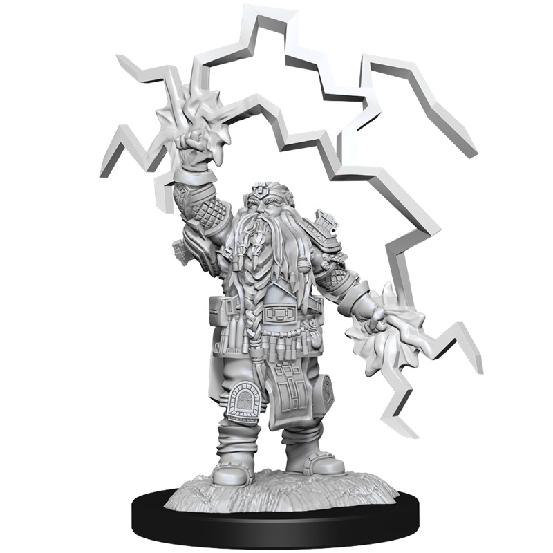 D&D Unpainted Minis: Wave 14: Dwarf Cleric Male