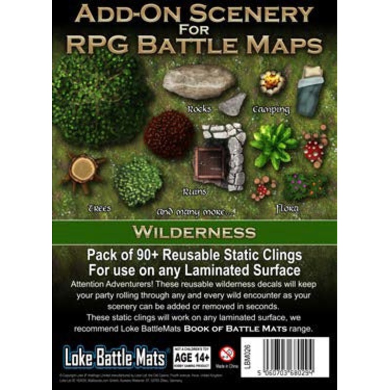 Add-On Scenery for RPC Battle Maps: Wilderness
