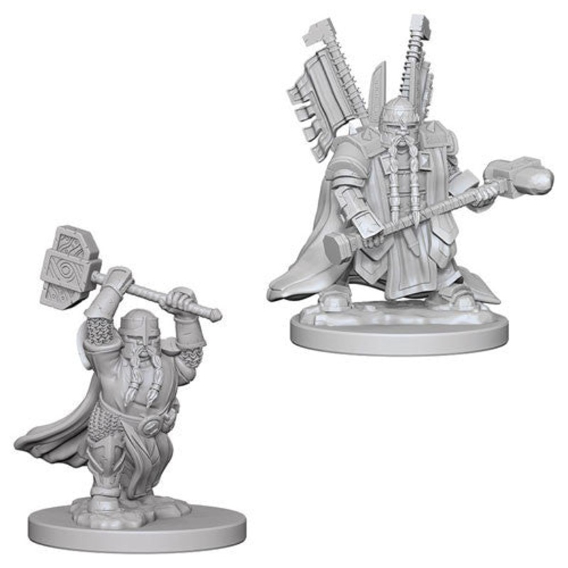 D&D Nolzur’s Marvelous Unpainted Minis: W4 Dwarf Male Paladin