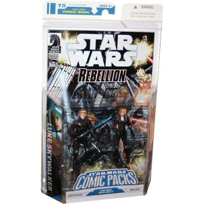 Luke Skywalker & Deena Shan Comic Pack Legacy 2008 Blue