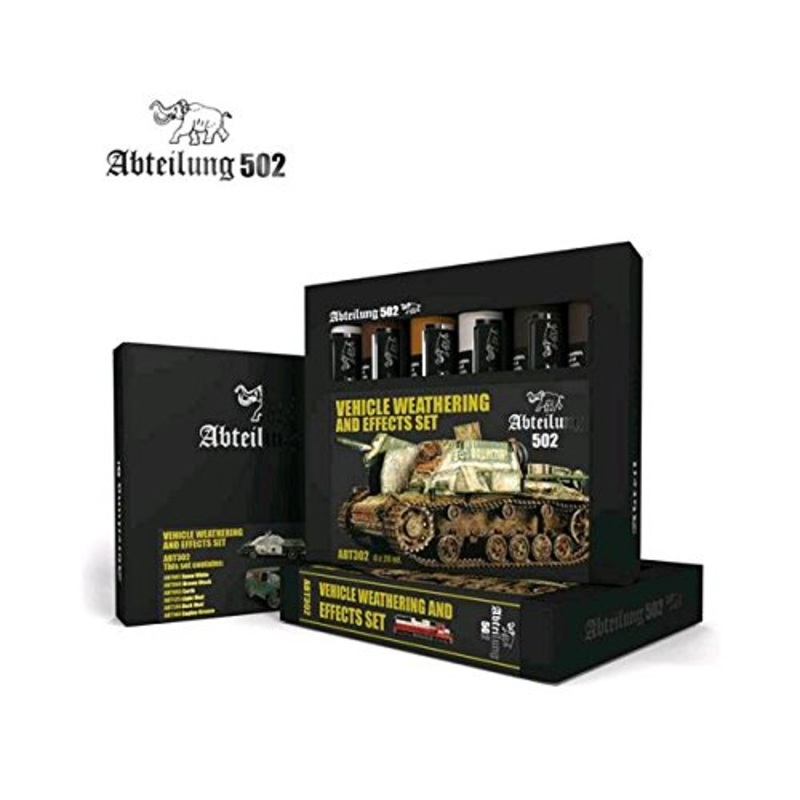 ABTEILUNG 502 Vehicle Weathering & Effects Set, 6 x 20ml
