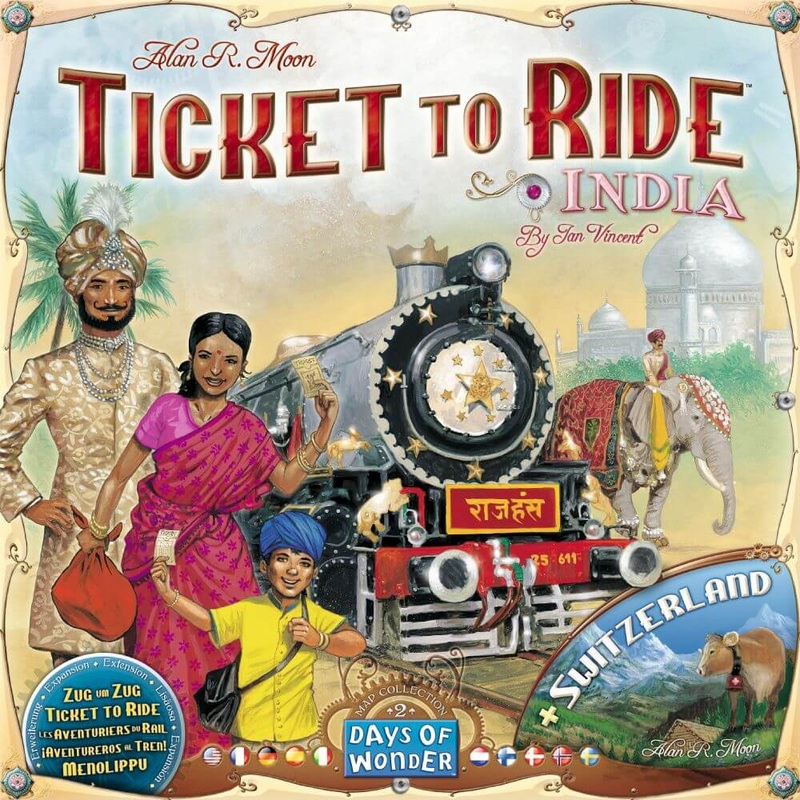 Ticket to Ride Map Collection: Volume 2  India & Switzerland
