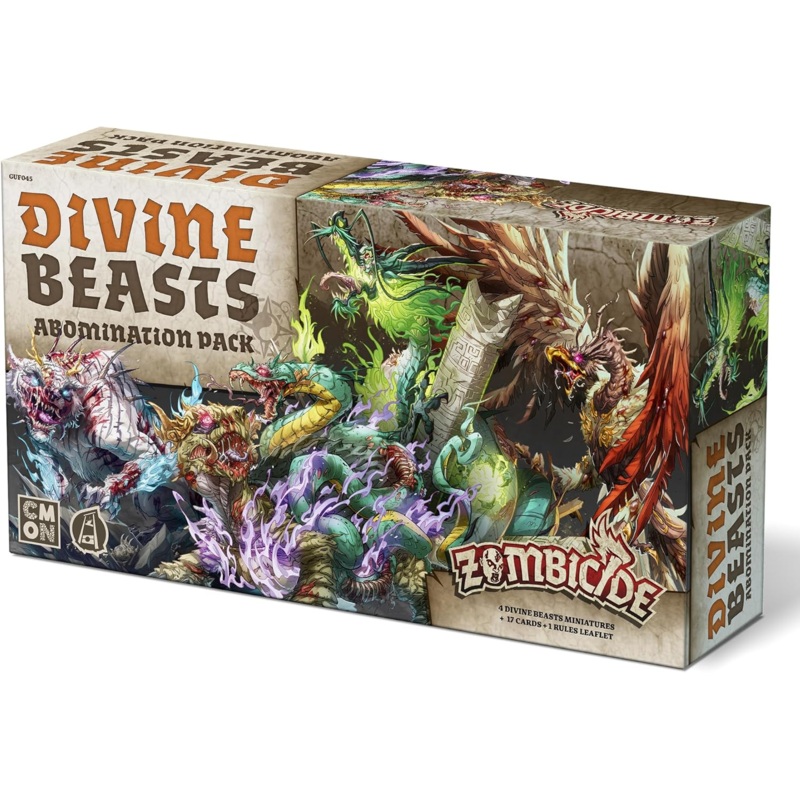Zombicide White Death: Divine Beasts Abomination Pack – Mythical Creature Expansion, Cooperative Strategy Game with Tabletop Miniatures, Ages 14+, 1-6 Players, 1 Hour Playtime, Made by CMON