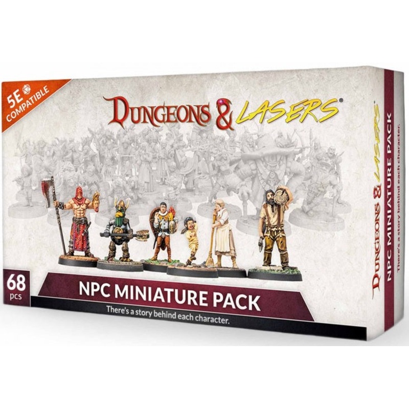 Dungeons and Lasers: NPC Miniature Pack