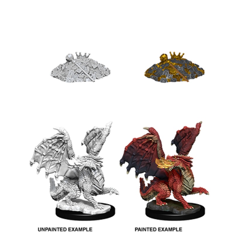 D&D Unpainted Minis: Wave 10: Red Dragon Wyrmling