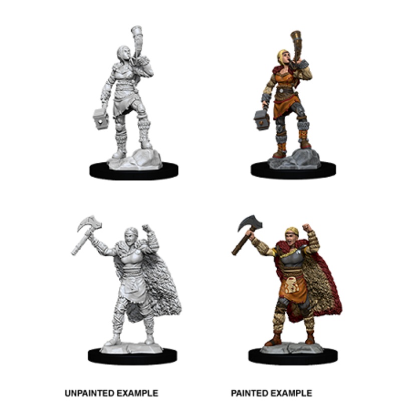 D&D Nolzurs Marvelous Unpainted Miniatures: Wave 12: Human Female Barbarian