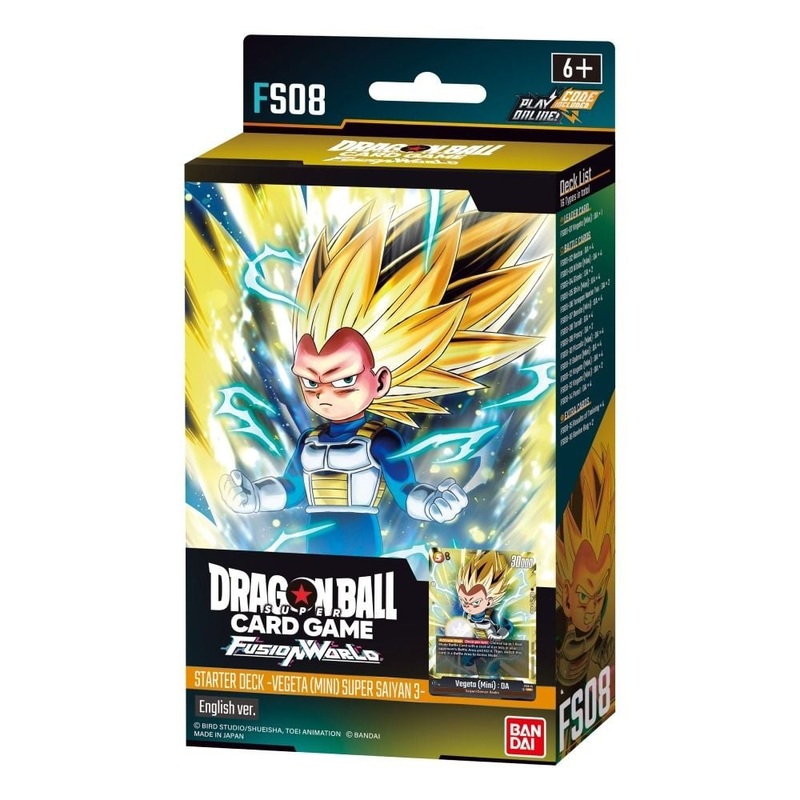 DRAGON BALL SUPER: STARTER DECK – VEGETA (MINI) SUPER SAIYAN 3 (FS08)