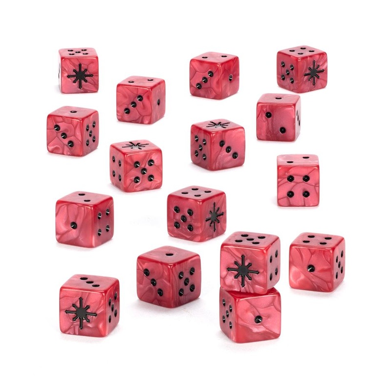 Chaos Space Marines Dice Set (10th)