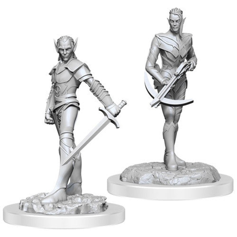 D&D Nolzur’s Marvelous Unpainted Minis: W18 Drow Fighters