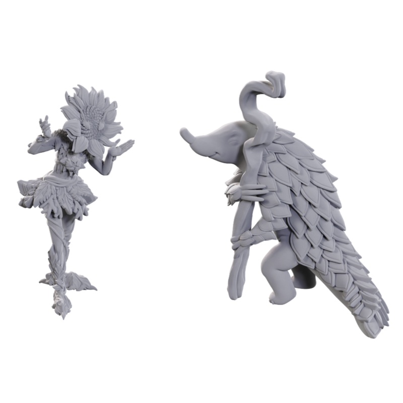 PF Unpainted Miniatures WV25: Sunflower Leshy and Fruit Leshy