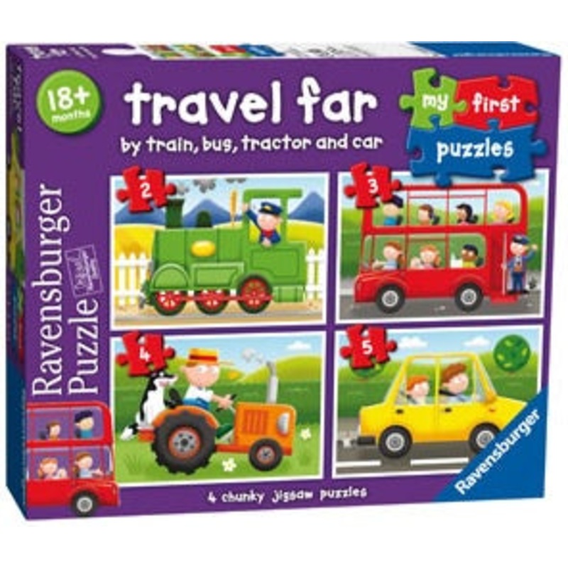 Travel Far My First Puzzle 2 3 4 5 piece Jigsaw Puzzle