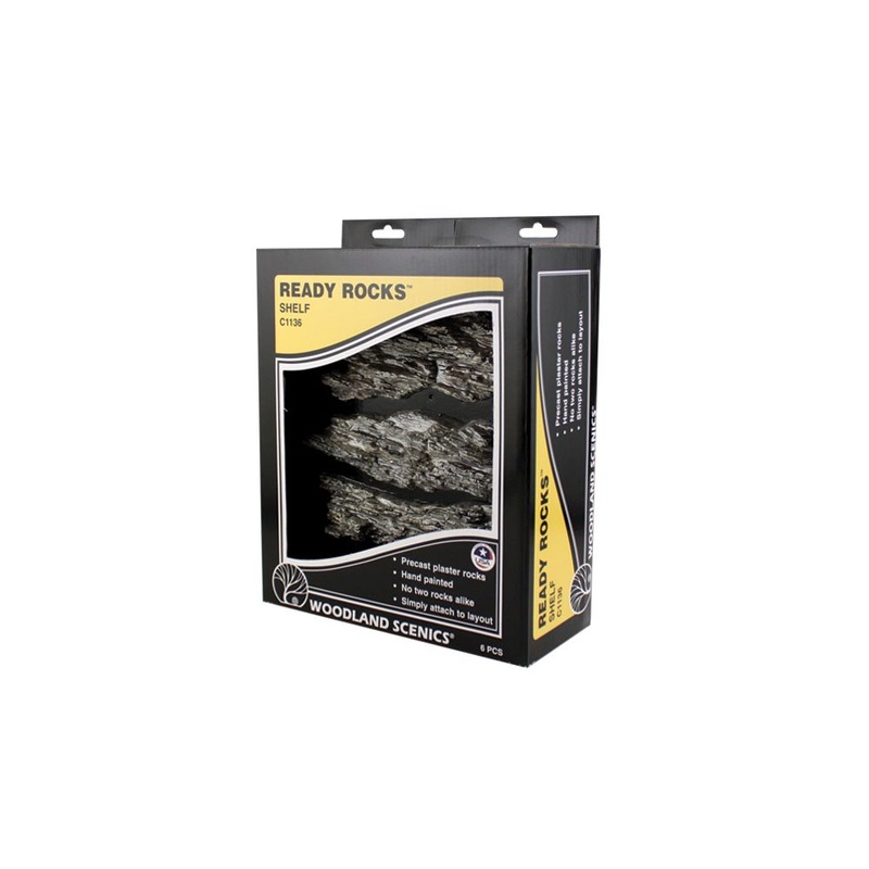 Woodland Scenics Shelf Ready Rocks