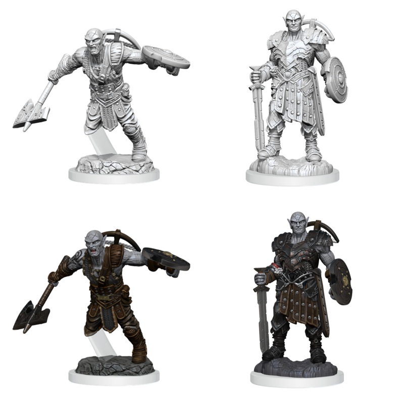 D&D Unpainted Minis: Wave 20: Earth Genasi Fighter