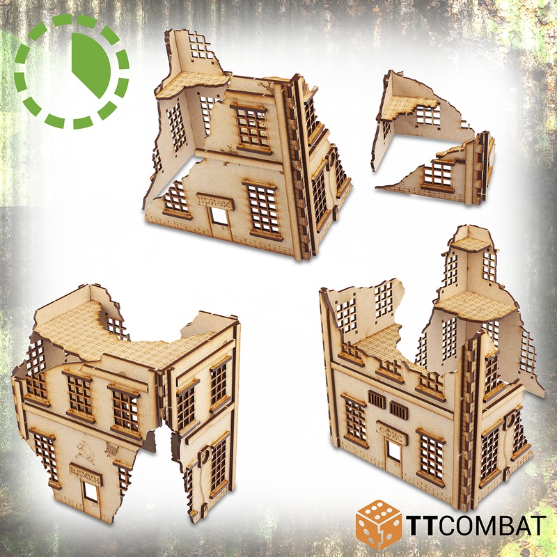 TTCombat – RUINED OFFICES, 28MM