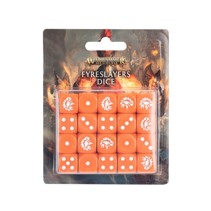 Age of Sigmar Fyreslayers Dice GWS 84-50