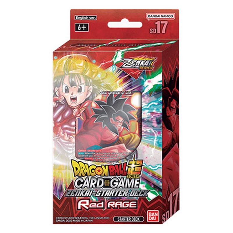 Dragon Ball Super | Starter Deck 17: Red Rage – Dawn of the Z-Legends