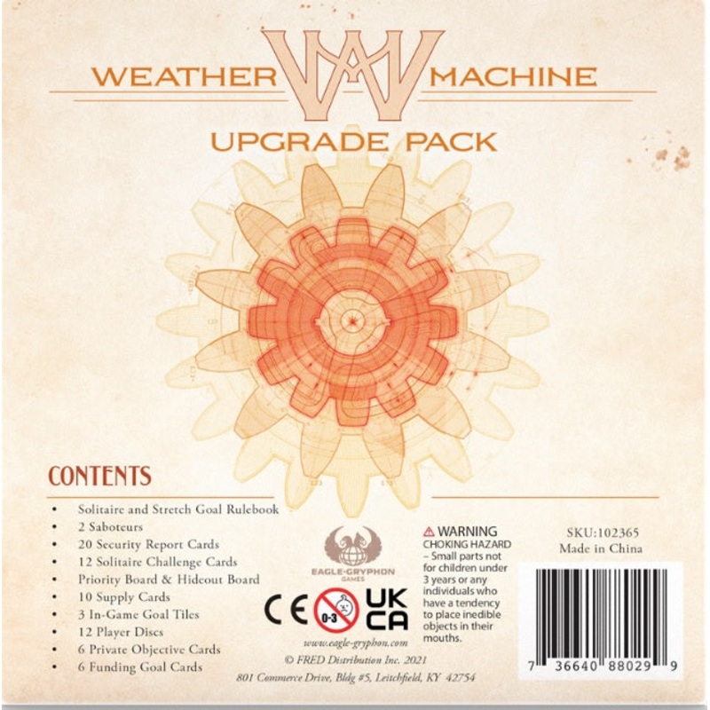 Weather Machine Upgrade Pack + Metal Nobel Prize Coin