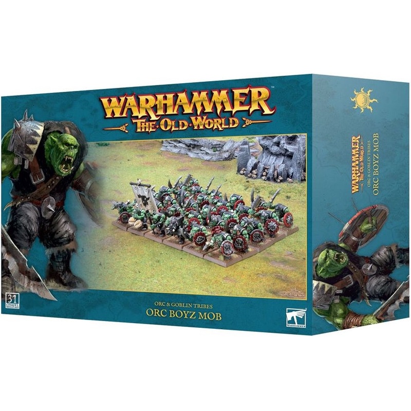 Warhammer The Old World Orc & Goblin Tribes Orc Boyz Mob