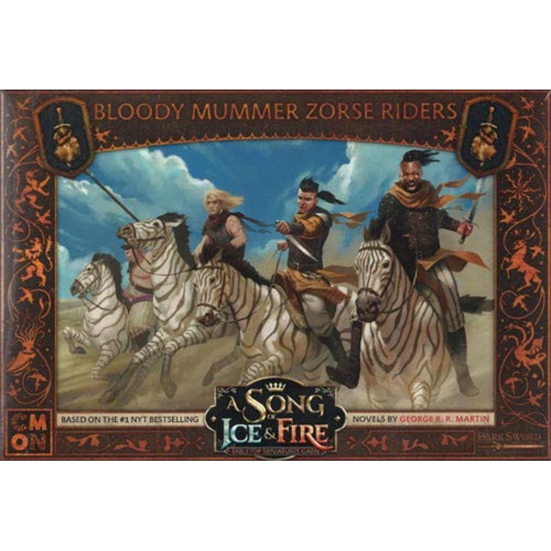 A Song of Ice & Fire Miniatures Game Bloody Mummer Zorse Riders SIF509