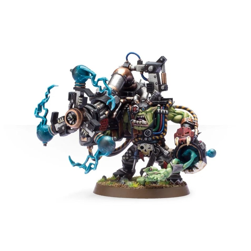 Orks: Big Mek with Shokk Attack Gun