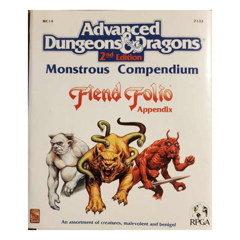 AD&D 2nd Edition: Monstrous Compendium – Fiend Folio Appendix TSR2132