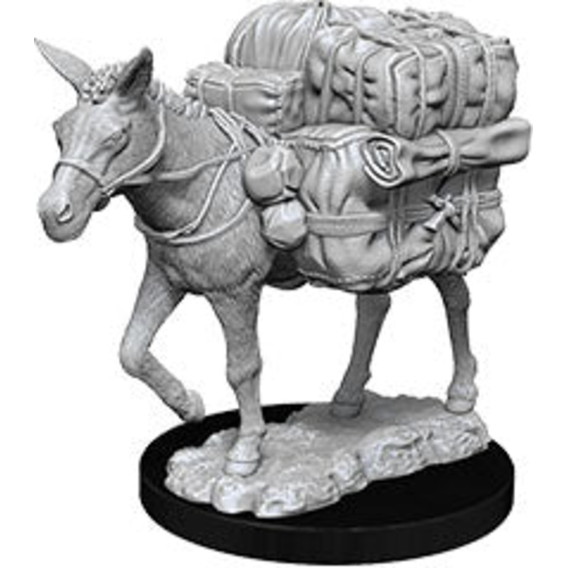 WizKids Deep Cuts Unpainted Miniatures: W7 Pack Mule