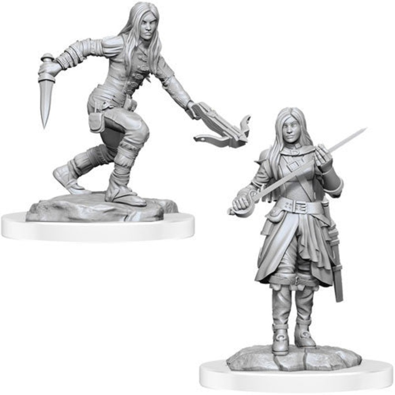 D&D Nolzur’s Marvelous Unpainted Minis: W17 Half-Elf Rogue Female