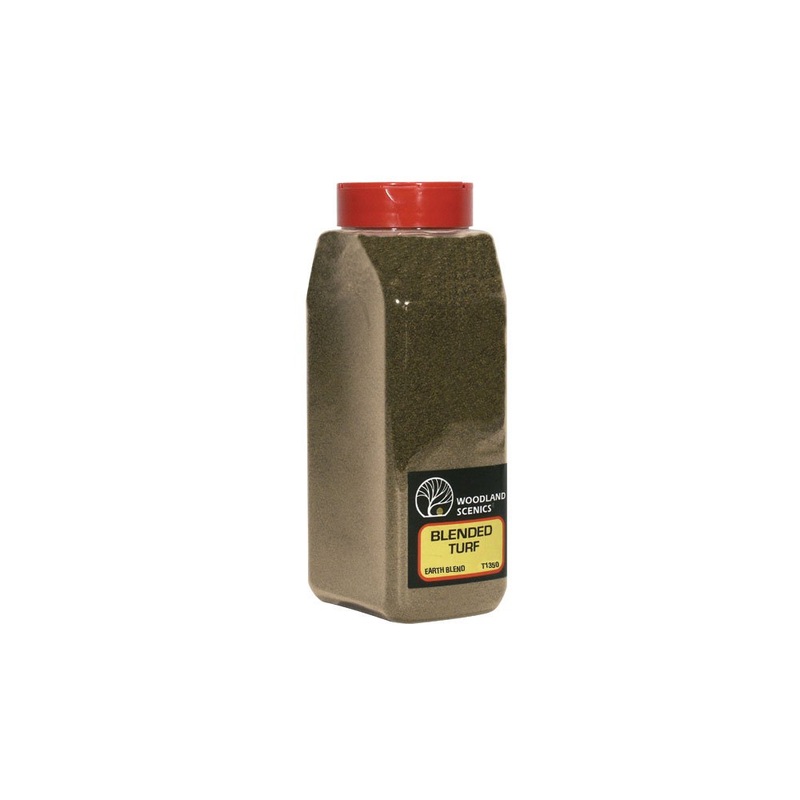 Woodland Scenics Blended Turf Earth Blend Shaker