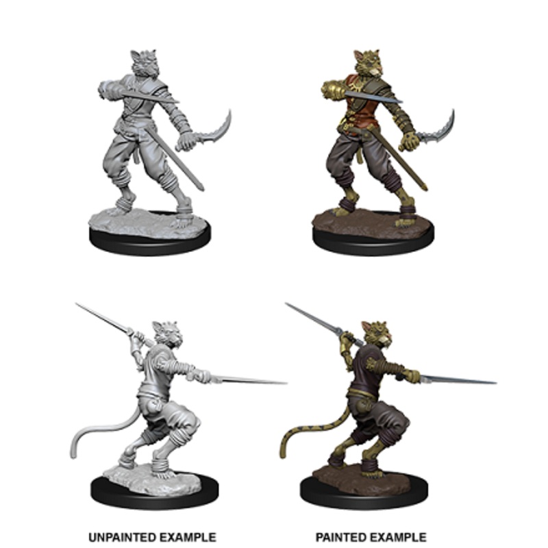 D&D Unpainted Minis: Wave 7: Male Tabaxi Rogues
