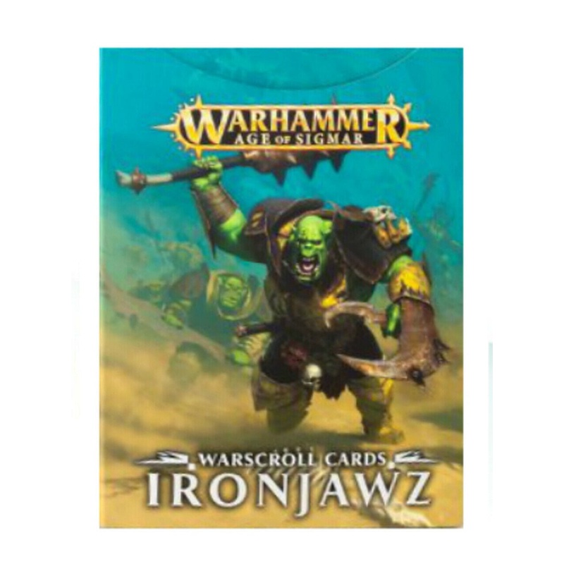 WARSCROLL CARDS: IRONJAWZ (ENGLISH)