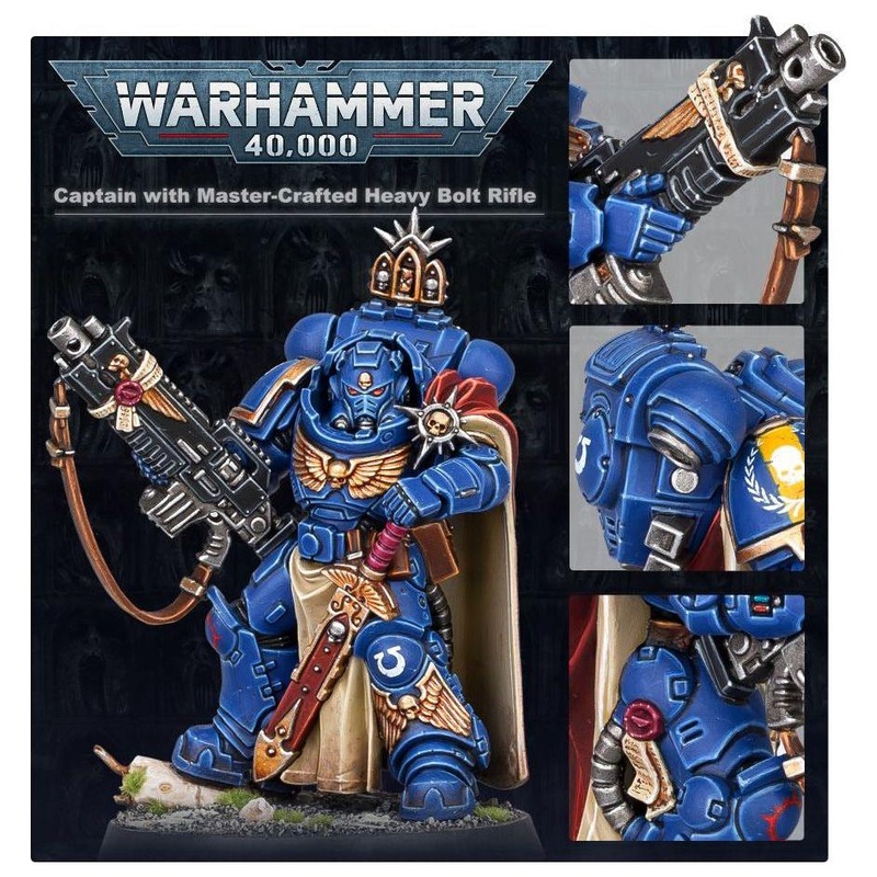Warhammer 40000 – Space Marines: Captain w/ Master-Crafted Bolt Rifle (48-48)