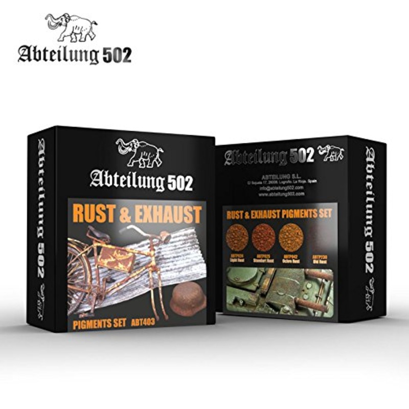 Abteilung 502 ABT403 Rust & Exhaust Pigment Set (4)