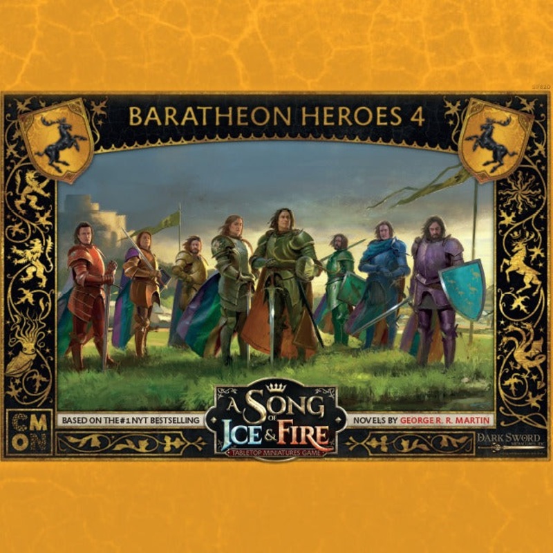 A Song of Ice and Fire Miniatures Game: Baratheon Heroes 4 CMN SIF820