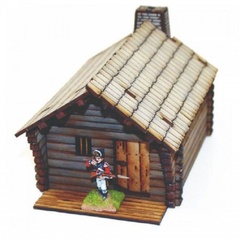 4Ground New England Pioneer’s Log Timber Cabin (PrePainted) FGR 28SAML101