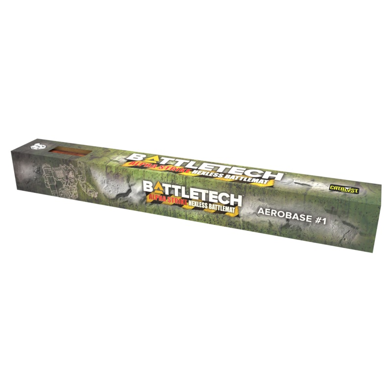 BattleTech: Alpha Strike Neoprene Battlemat – AeroBase 1/Rolling Woodland 1 (36″x22″)