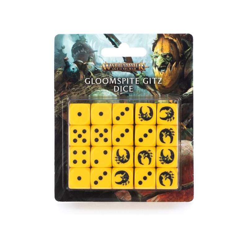 Age of Sigmar – Gloomspite Gitz: Dice Set (89-77)