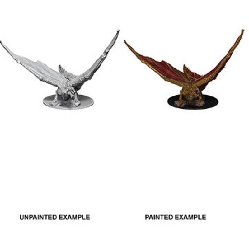 D&D Unpainted Minis WV9 Young Brass Dragon