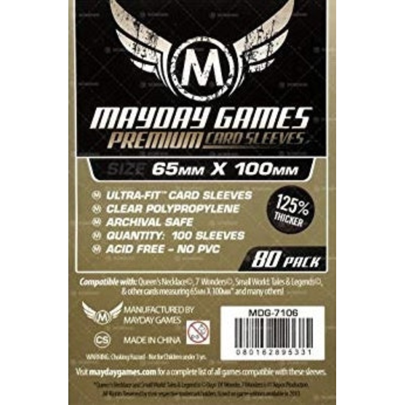 7 Wonders Premium Card Sleeves 65x100mm (80 pack)