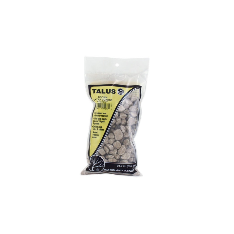 Woodland Scenics Talus Extra Coarse Brown