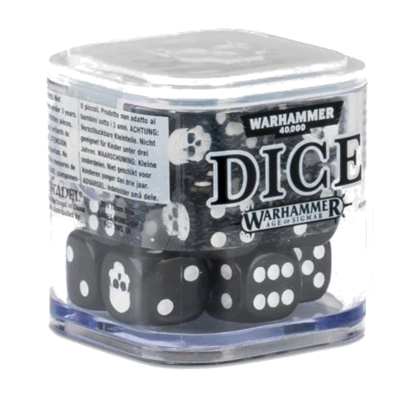 CITADEL 12mm DICE SET | Black